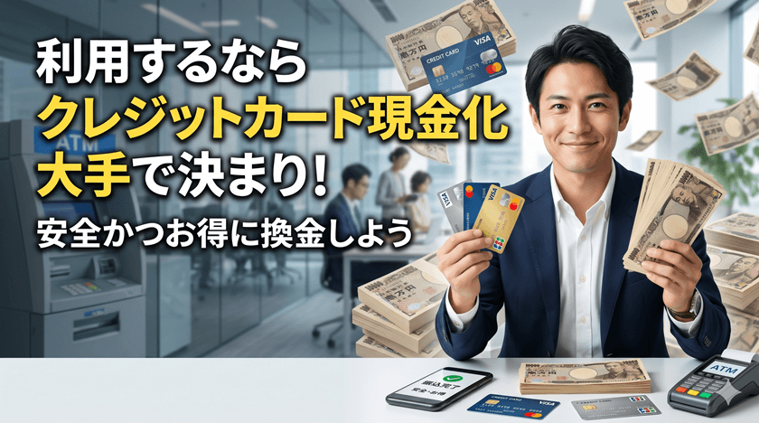 利用するならクレジットカード現金化大手で決まり！安全かつお得に換金しよう